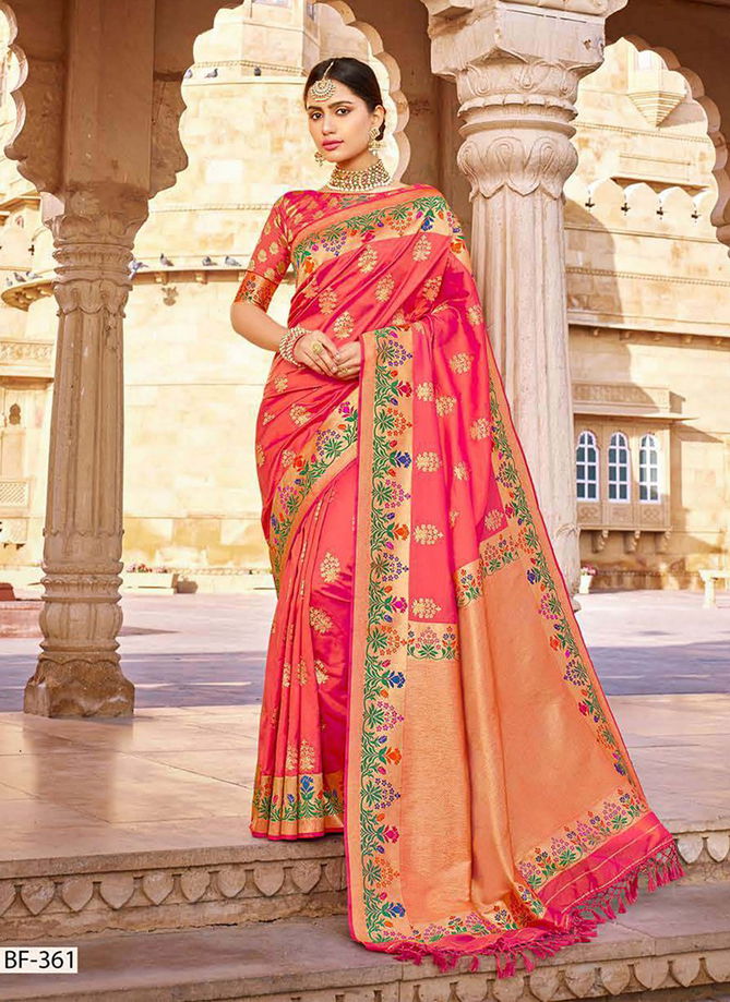 B FINE LUXURY HANDLOOM Latest Fancy Designer Party And Wedding Wear Stylish Heavy Silk Saree Collection